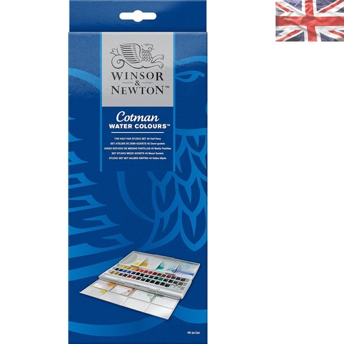 Cotman watercolour set with - with, 45