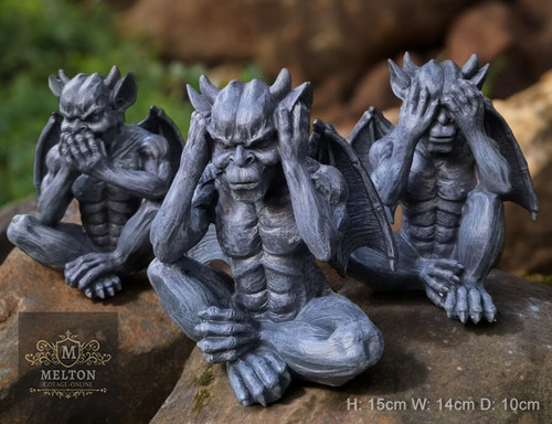 Resin mythical gargoyle - 3,