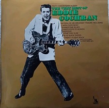 Tenth Anniversary The Very Best Of Eddie Cochran. 1970. UK. LBS 83337.