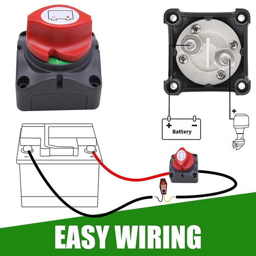 Battery switch isolator cut - isolator,
