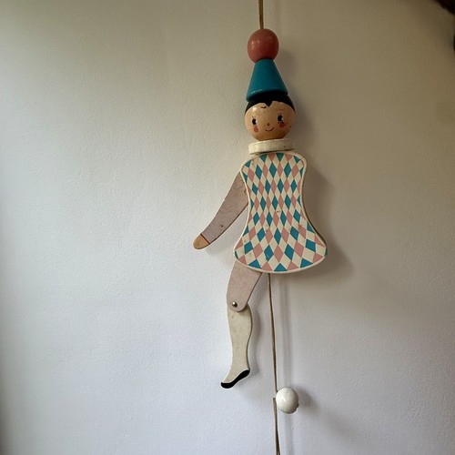 Vintage jumping jack sad clown - jack,