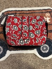 VERA BRADLEY Floral Red Large