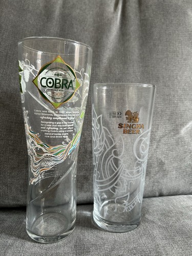 Cobra beer and singha - beer,