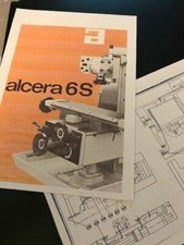 Alcera 6S Precision Universal Milling Machine Catalogue & Drawings