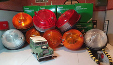 Land Rover Series 2a L760 L581 External Lights Complete Set Lucas Bulbs Lens