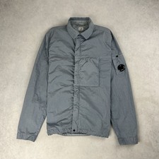 CP Company Full Zip Padded Overshirt Medium Jacket Blue Shacket Coat 4969