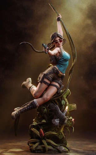 Tomb raider lara - lara, croft/3d