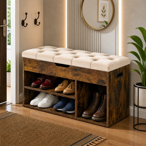 Ottoman shoe storage bench - shoe,