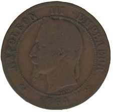 1864 K France 10 Centimes –