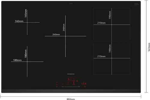Siemens ed851hwb1e 80cm - siemens,