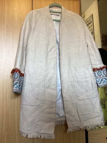 Zara cream cotton - zara,