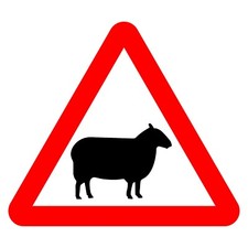Sheep Sign or Sticker |