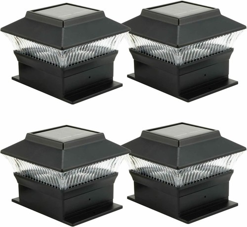 Solar post cap lights - 4,