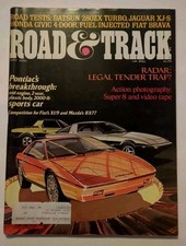 Road & Track May 1981 Datsun