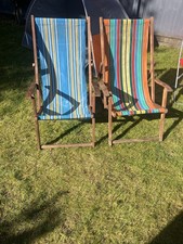 Vintage Wooden Folding Deck