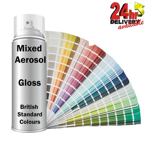 Mixed aerosol paint - paint, colours