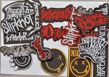 Rock Music lover badges bands collection badges Iron or Sew on Embroidered Patch