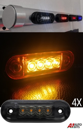Dark curved fit led orange - led,
