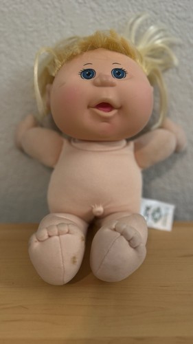 Cabbage patch kids doll - patch, blue