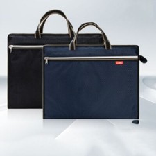 A4 File Bag File Organizer Package Briefcase Cloth Business Storage Bag UK