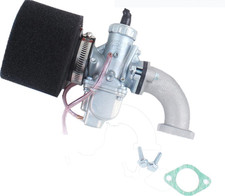 Return parts Molkt 26mm Carb  YX140cc Pit Bike Engine.Manifold & Black Filter.