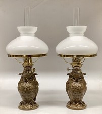 Antique Novelty Owl Oil Lamps