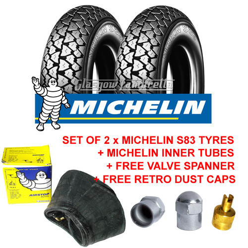 Michelin s83 scooter tyres - 2, x