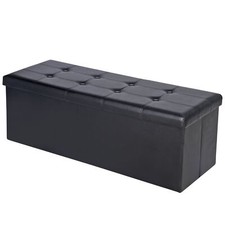 43" Folding Storage Ottoman