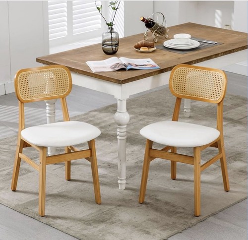 Home retro rattan dining - rattan,