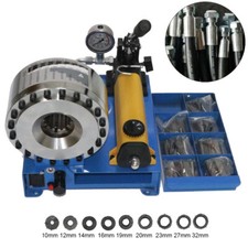 Manual Hydraulic Hose Crimper High Pressure Hose Pipe Crimping Machine+9pcs Dies