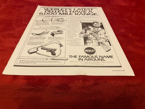 Pgun7 advert 11x8 - advert, webley