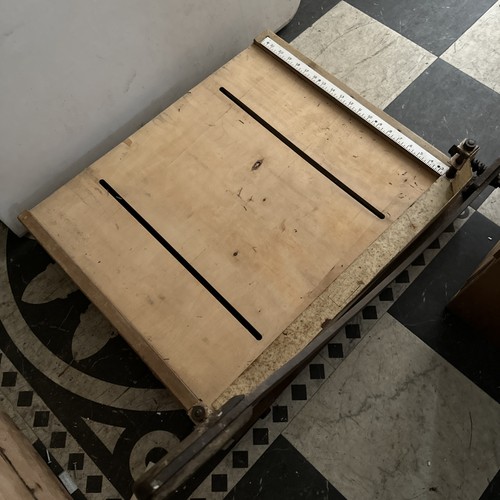 Paper guillotine vintage wood - paper,