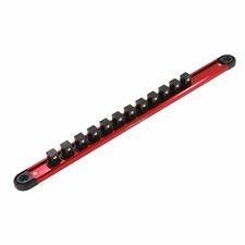 1/2" Magnetic Portable 10 Socket Holder Rail Retaining Rack Holders - 1905