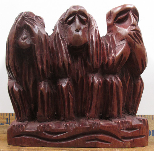 Hand carved wooden sculpture - hand-carved,