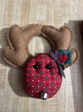 1987 Avon Jolly Reindeer Christmas  Door Trimmer with Bell Vintage