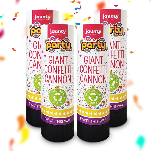 Sol 4pk confetti cannons large - sol,