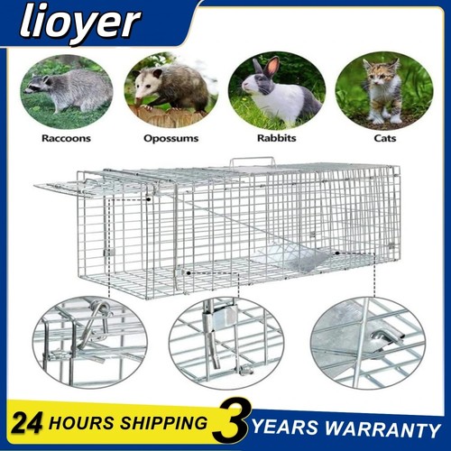 Live animal cage trap - animal, folding