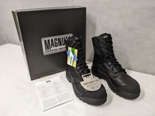 British Army Magnum Scorpion Steel Toe Safety Boots - Black - New & Boxed