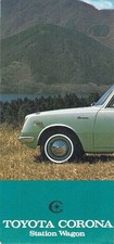 Toyota Corona 1500 Estate Van 1966-67 UK Market Smaller Format Foldout Brochure 