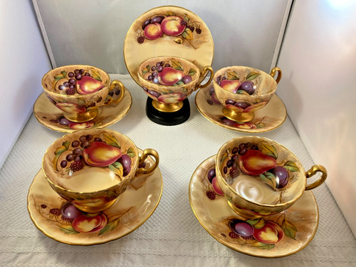 Set aynsley orchard - 5, 'orchard