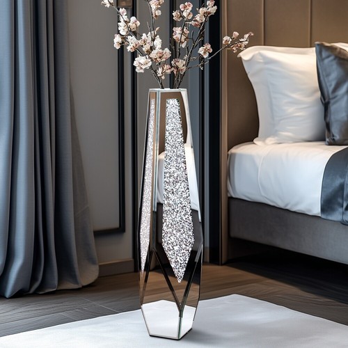 Floor vase sparkle diamond - vase,