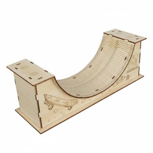 Wooden skate display - wooden, stand
