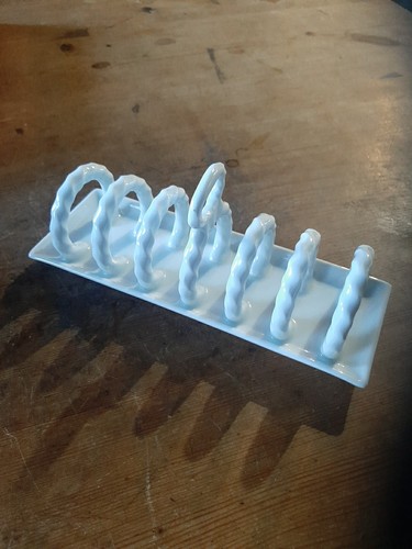 Vintage ceramic toast rack