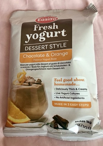 Easiyo chocolate and - and, orange