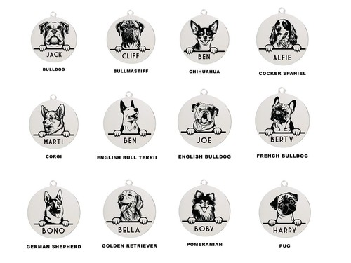 Personalised dog pet - tag,