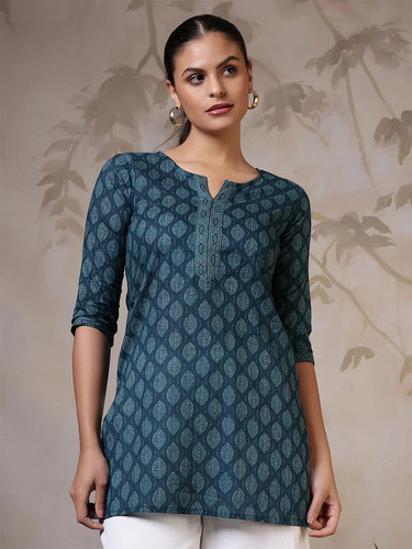 Indian women teal - teal, blue
