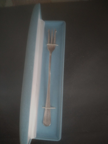 Sterling silver pickle fork - pickle,