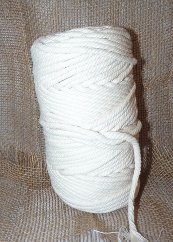 Natural cotton macrame - ,