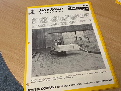 1950 hyster company usa - hyster,