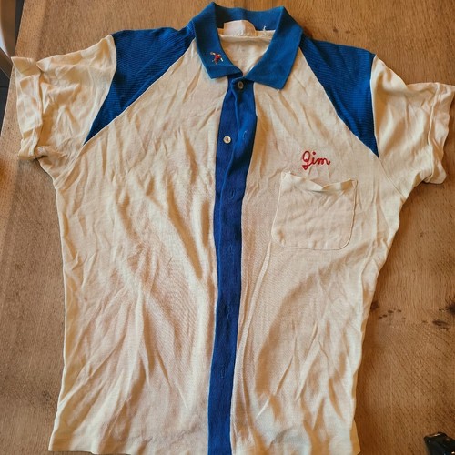 Vintage 1960s bowling shirt - vintage,